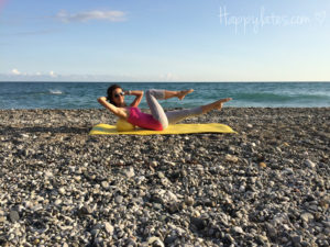 Пилатес у моря, Абхазия