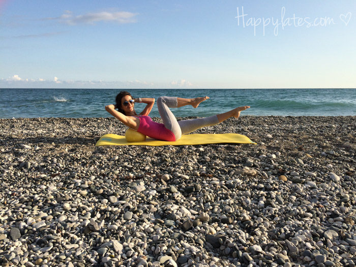 Пилатес у моря, Абхазия