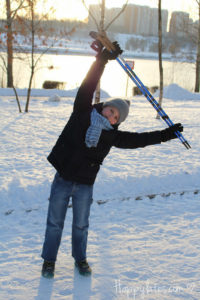 Скандинавская ходьба в Парке 850 летия