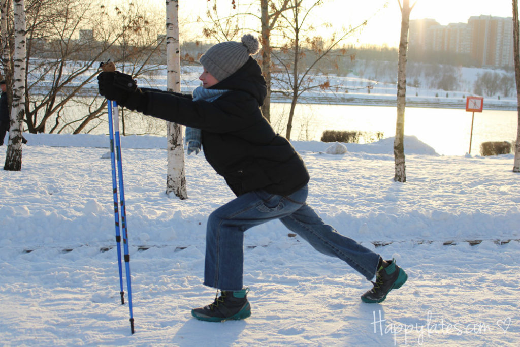 Скандинавская ходьба в Парке 850 летия