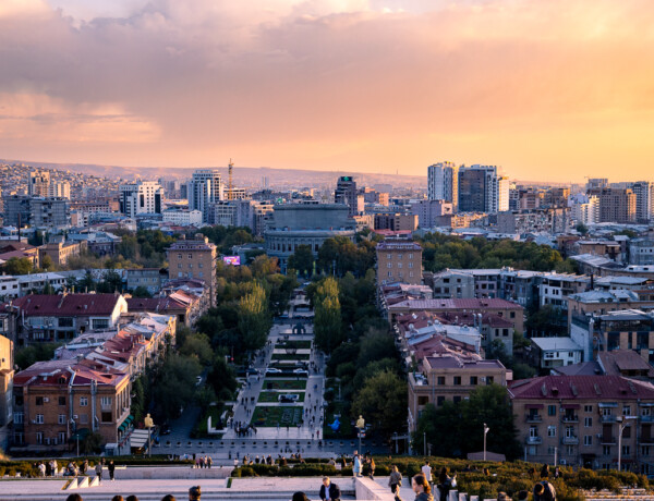 Ереван, вид на город с Каскада